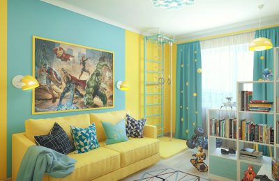 Дизайн и цвет детской комнаты